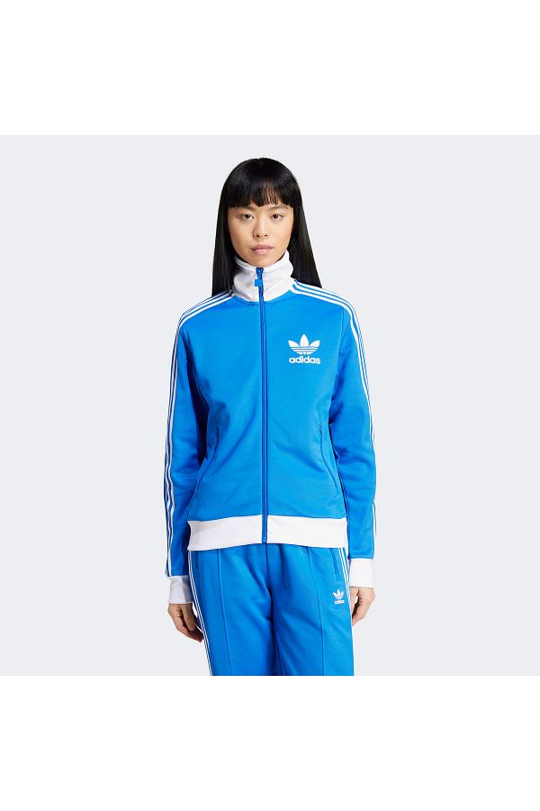 Adidas blue tracksuit top 2025