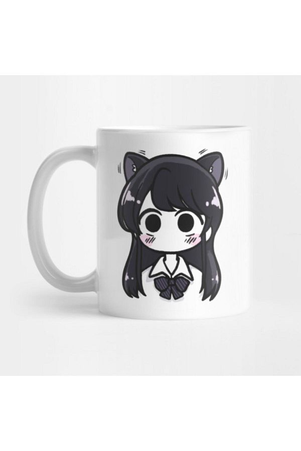 TatFast-Komi Can't Communicate Komi Cat Komi San Manga Blush Mug 1