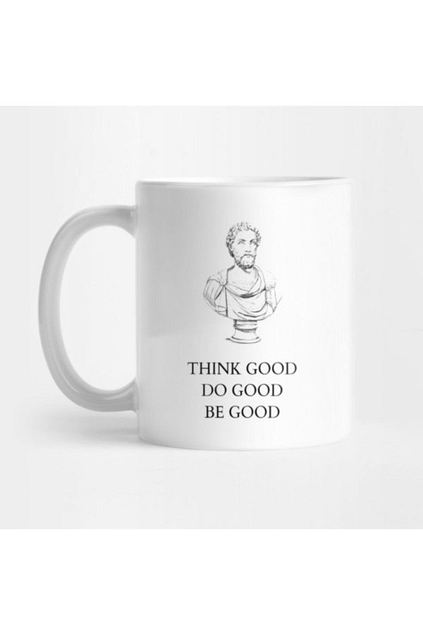 TatFast-Marcus Aurelius: Think Good, Do Good, Be Good Mug, Gift, Dowry, Presentation 1