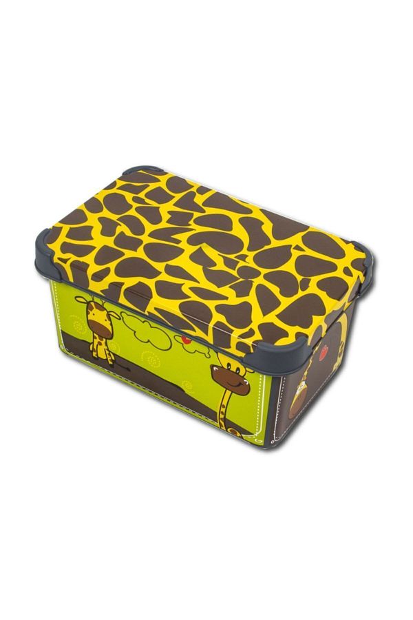 QUTU-5 L Giraffe Patterned Decorative Storage Box - Style Box 1