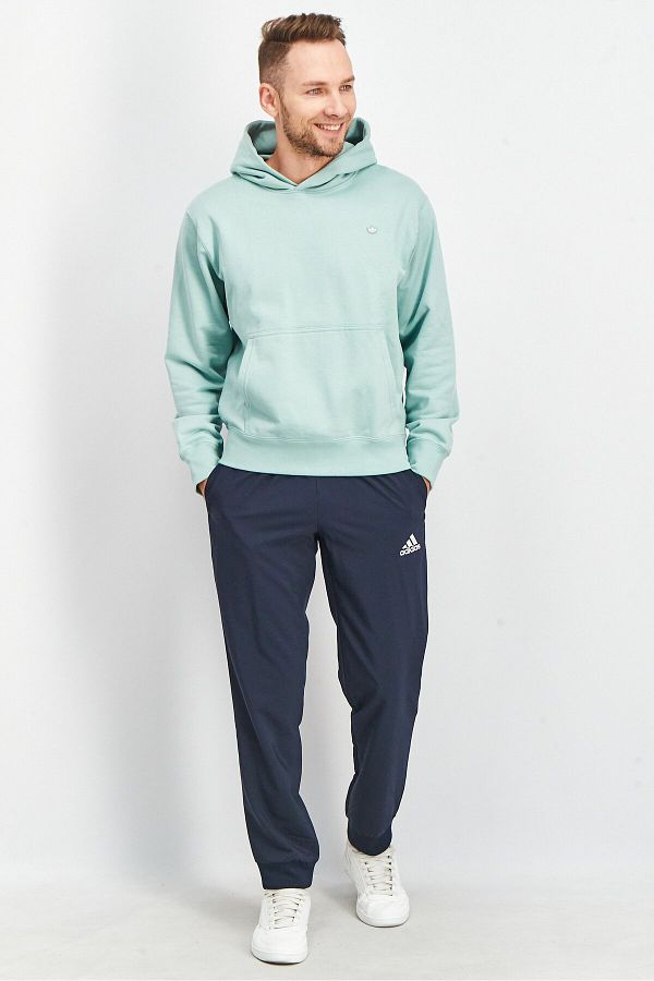 adidas Men Sportswear Fit Long Sleeve Premium Hoodie Sage Green Trendyol