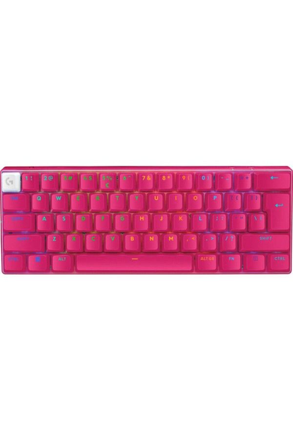 logitech-PRO X 60 LIGHTSPEED Wireless Gaming Keyboard (Tactile) Magenta 1