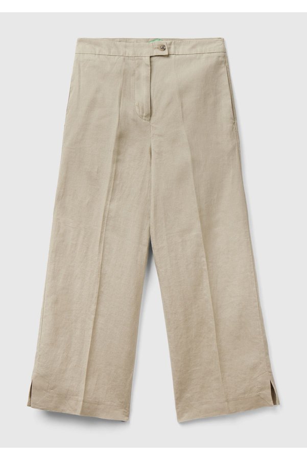 Pantalon De Jogging United Colors Of Benetton Mixte - 100% Coton, Cordon De Serrage