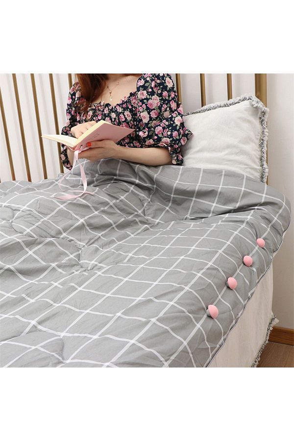 nfeta 24 Pieces Mushroom Quilt Cover and Sheet Fixer Set Holder Button and Duvet Cover Curtain Trendyol