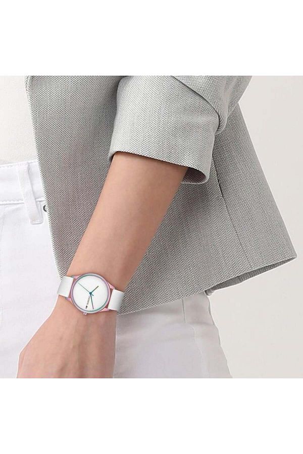 Lacoste White Rainbow Case Cord Clock Trendyol