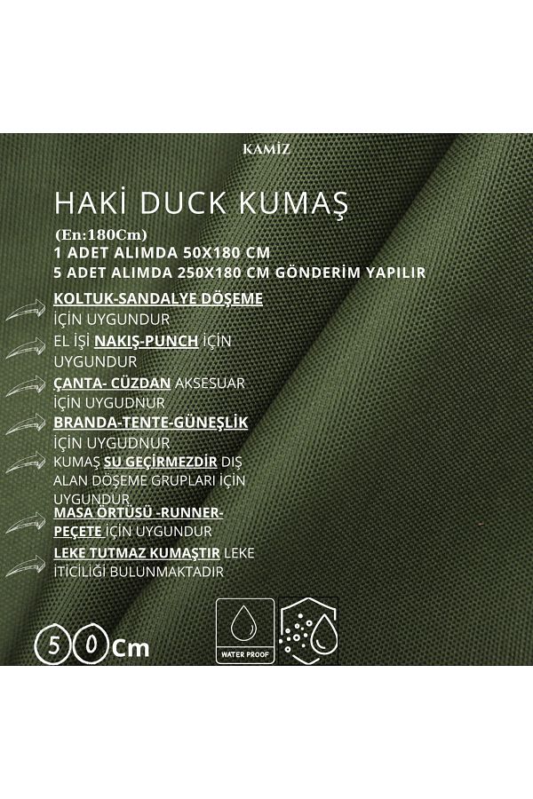 KAMİZ-Plain Duck Fabric - Punch and Bag Fabric - Table Cloth Runner 1