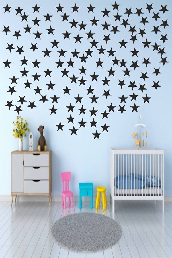 Genel Markalar 100 Adet Mdf Lazer Kesim 3 cm Yıldız