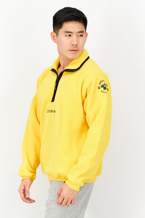 Yellow adidas sweatshirt mens cheap