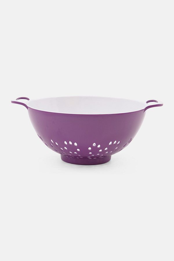 Colour Works-Colander 15 Cm Polypropylene, Purple/White 1