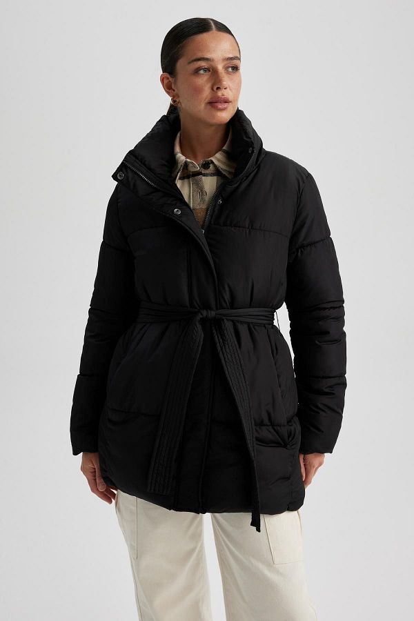 Belted waterproof jacket best sale
