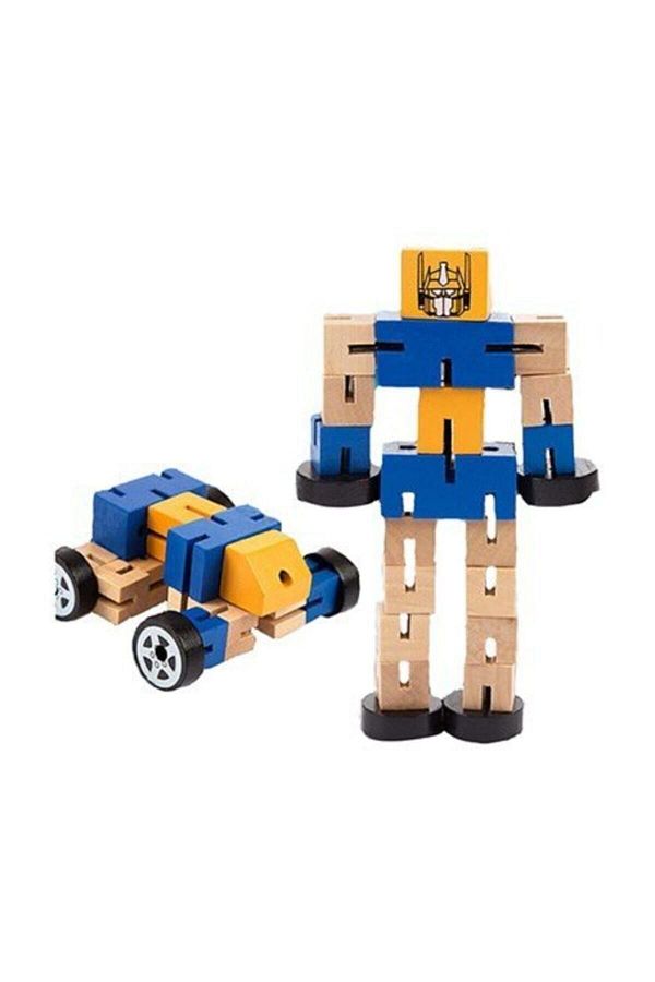 Adalı Oyuncak-Large Model Robot Transforms into a Wooden Car 1