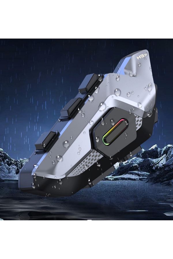 Blackbird Game Center-Hysnox 8 Person Connected 2,000Mt Intercoom Fm Helmet Intercom Headset H9X 1