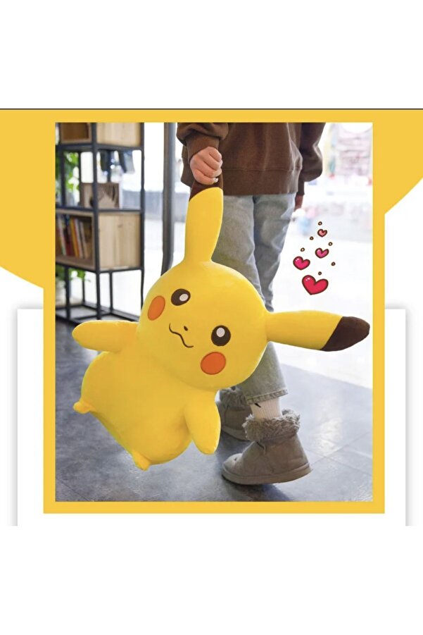 Genel Markalar Otantik Home Büyük Boy Pokemon Pikachu Peluş Dolması Oyuncaklar Japonya Film Pikachu Karikatür 30 Cm