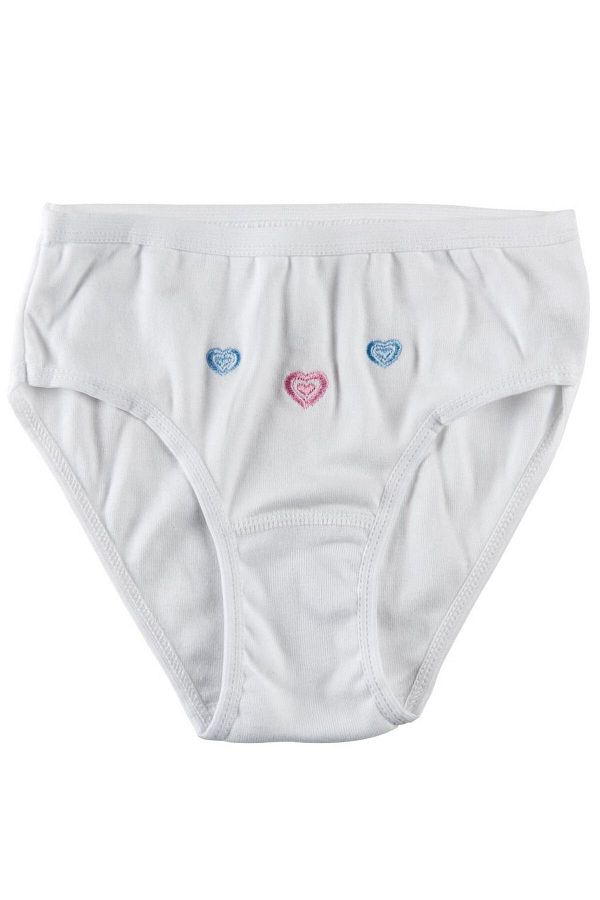 Tutku-Girl's White 3 Pack Panties ELF568TUT08213 1