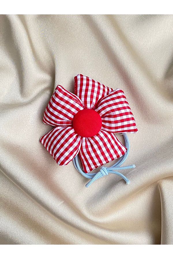 TwinsSis Store-Daisy Plaid Pattern - Fluffy and Elastic Buckle 1