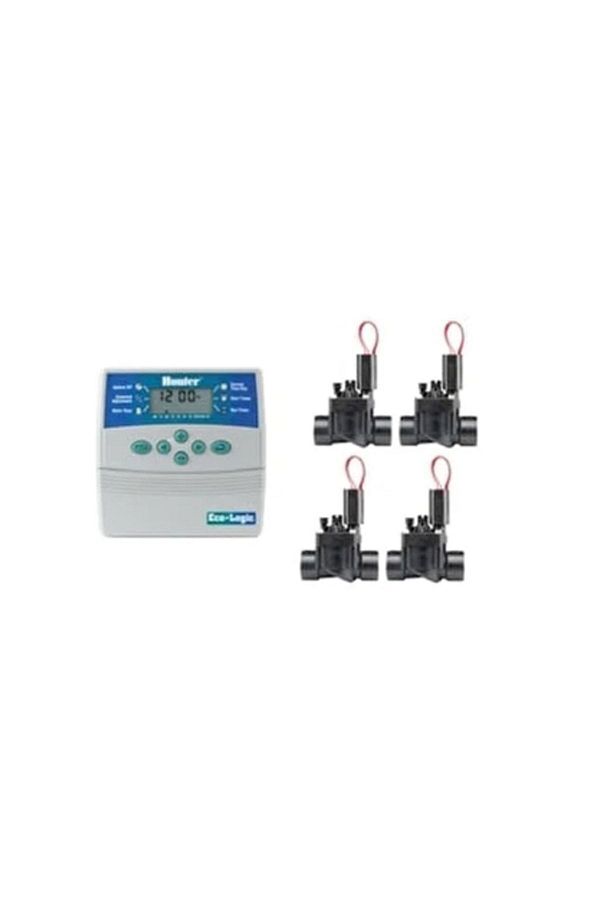 Hunter-Eco Logic Elc-401 Control Unit and Solenoid Set (4 Stations) 1