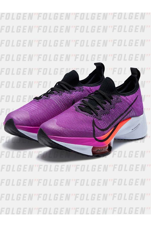 Nike Air Zoom Tempo Next Flyknit Running Shoes Women s Running Shoes Purple Trendyol
