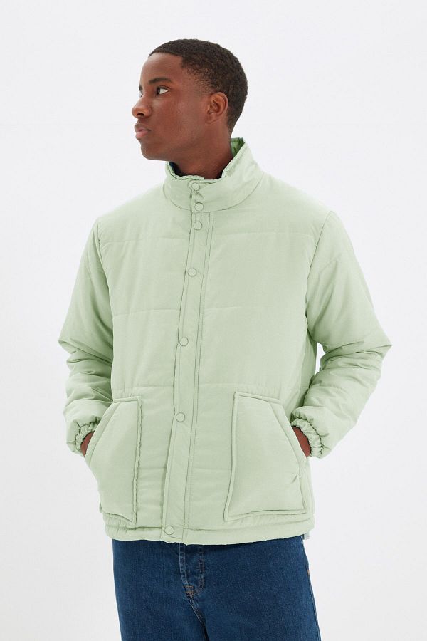 Trendyol Collection Mint Regular Fit Wind and Water Resistant Winter Puffer Jacket Tmnaw22Mo0131 Trendyol