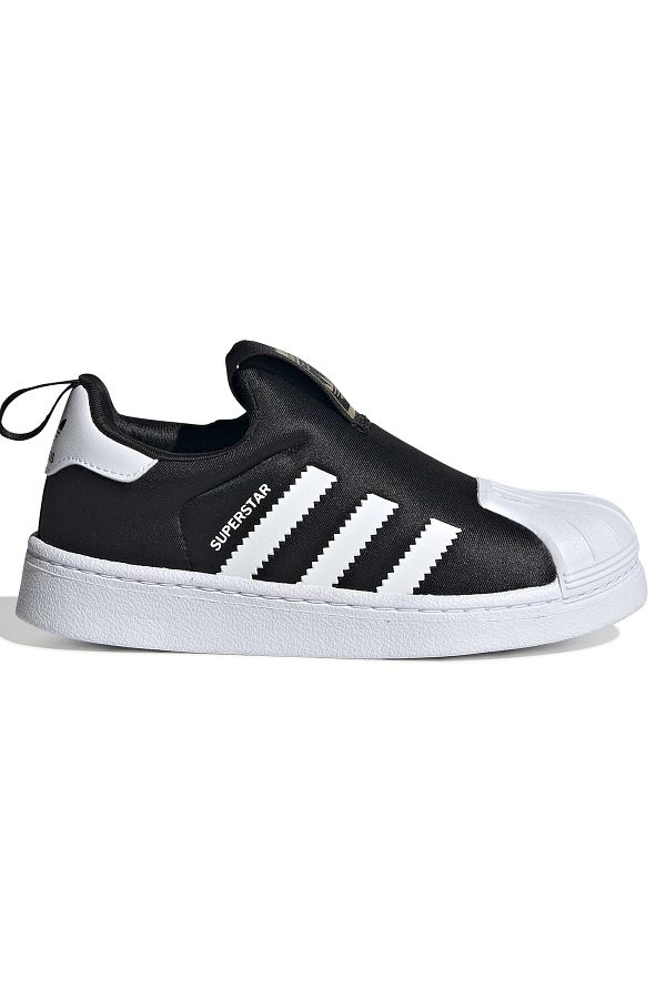 Boys black adidas superstar on sale