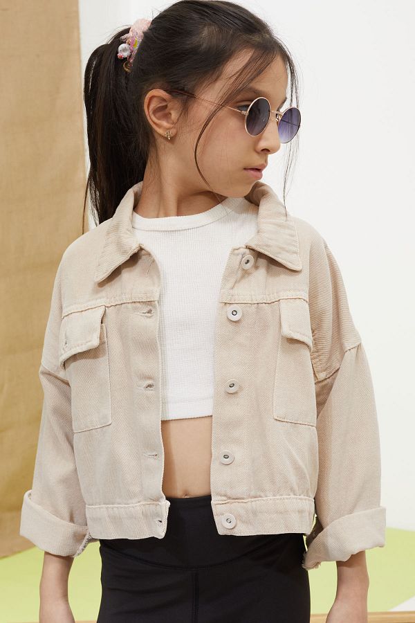 Mini jean jacket on sale