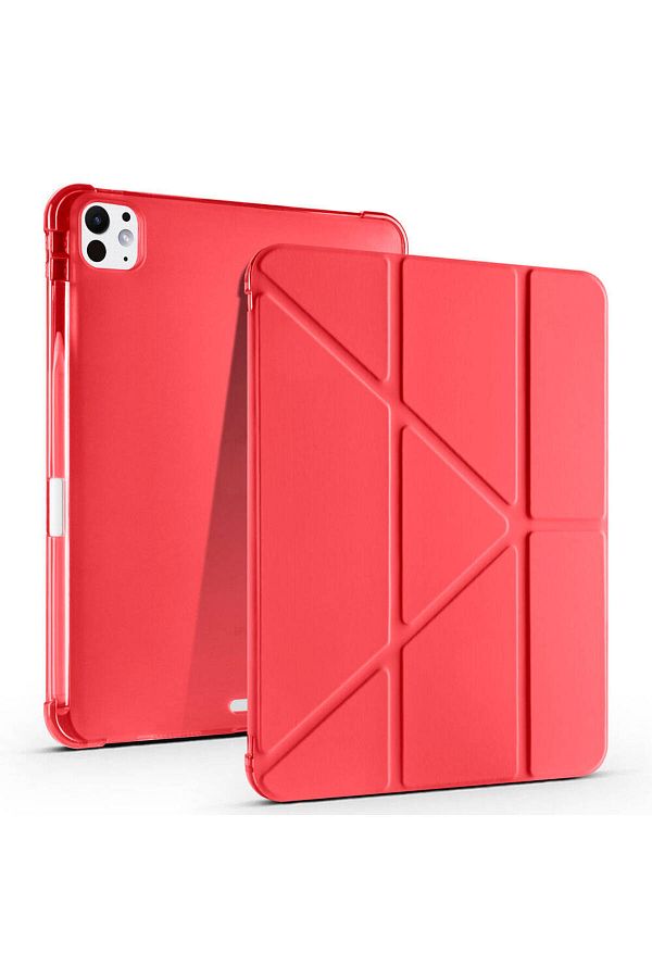 Cep prime-iPad Pro 11 2024 - Shock Absorbing Tri Folding Case with Compartment Stand Pen 1