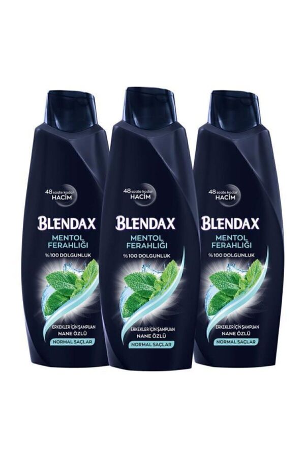 Blendax-شامبو المنثول للرجال 3x500 مل - تأثير منعش، مكثف ومنقي 1
