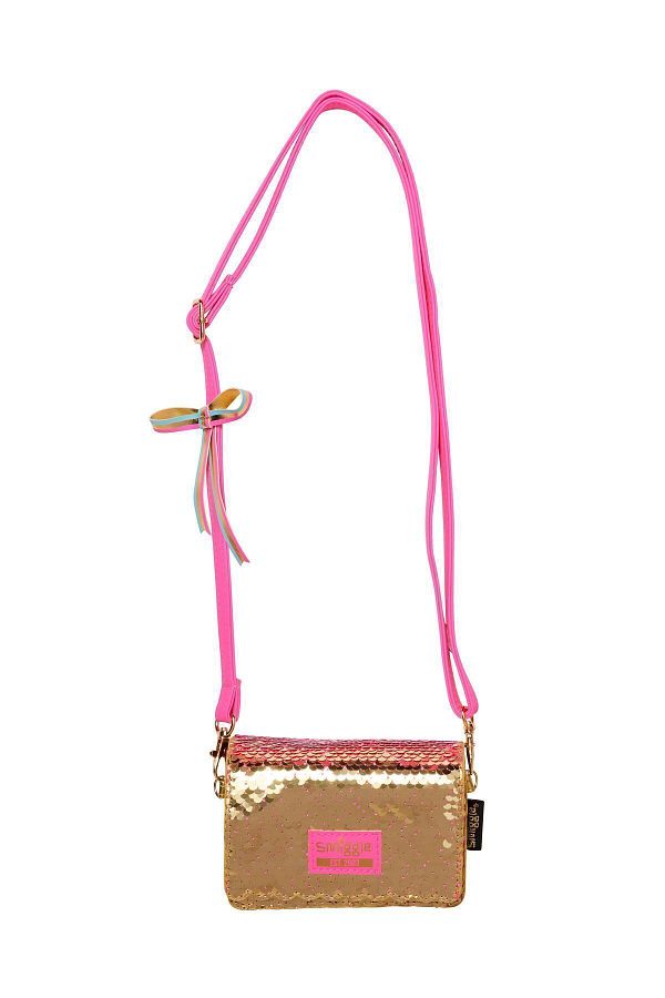 SMIGGLE 20th Year Special Series Gold Sequined Shoulder Bag Trendyol
