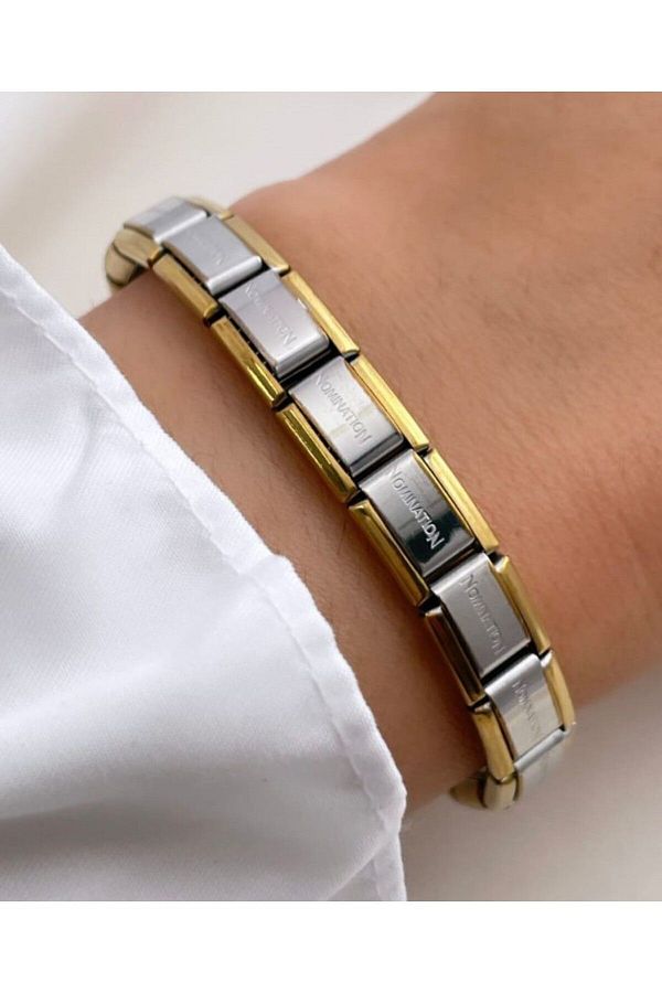 Silver nomination bracelet hotsell