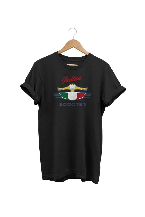 WİDİ-Tricou cu imprimeu Scooter Italia 1
