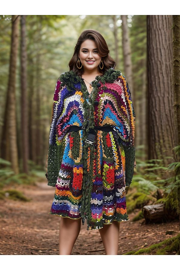 Long multi colored cardigan 2025
