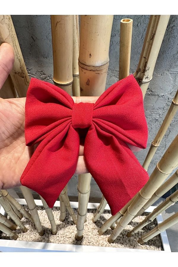 MAZEN-Automatic Bow Buckle Red Color 1