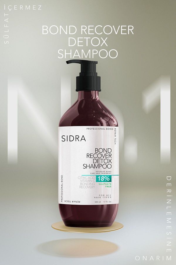 SIDRA PROFESSIONAL BOND-Sıdra No.1 - 500 ML Bond Recover Detox Shampoo 1