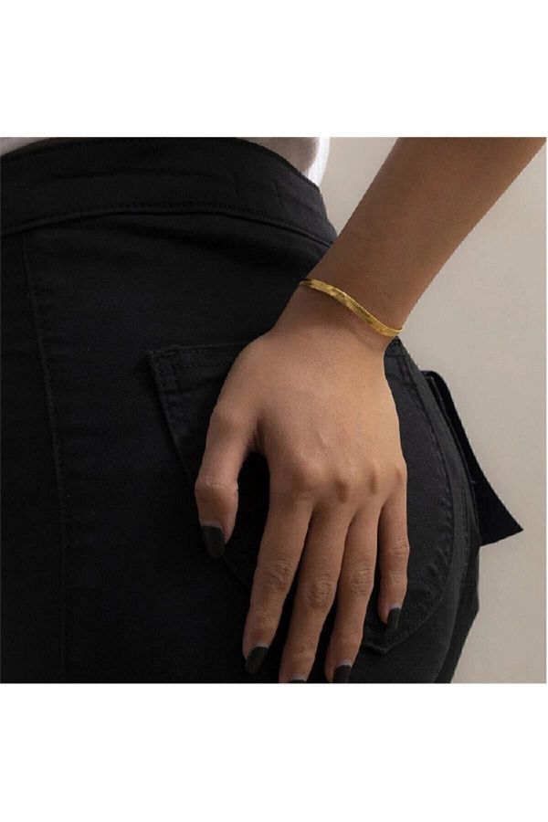 Loca Collection-Italian Steel Bracelet Gold Color Unisex 1