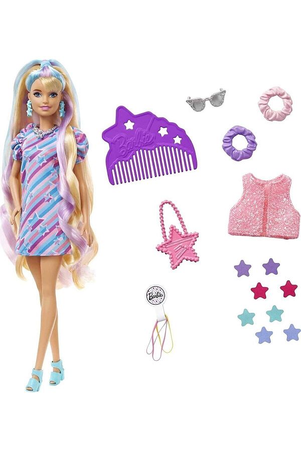 Barbie Estrella Long Gorgeous Haired Doll With Accessories Trendyol