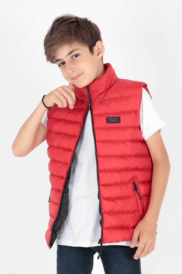 AHENGİM-Aufblasbare Weste ohne Kapuze für Jungen – Modetrend Ak 215354 1