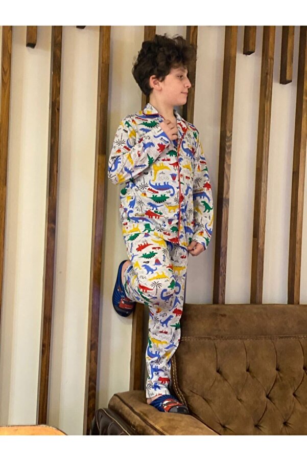 LİLLYPİCCA Erkek Çocuk Turuncu Pijama Takımı