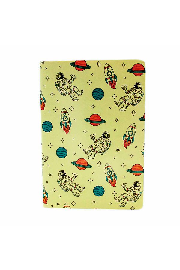 PALTO TASARIM-Astronaut A5 Unlined Diary Design Notebook 1