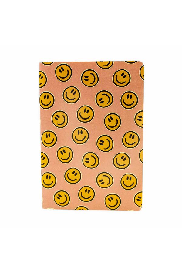 PALTO TASARIM-Diary Design Unlined Notebook - with Smile Face, A5 Size 1