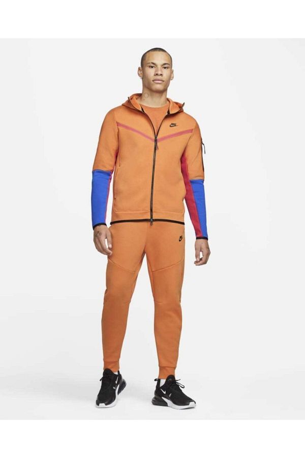 Nike Tech Fleece Jogger Men s Orange Sweatpants Trendyol