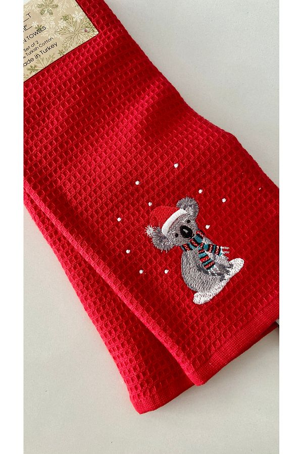 Coronet Home Kitchen Towel Red Cotton Trendyol