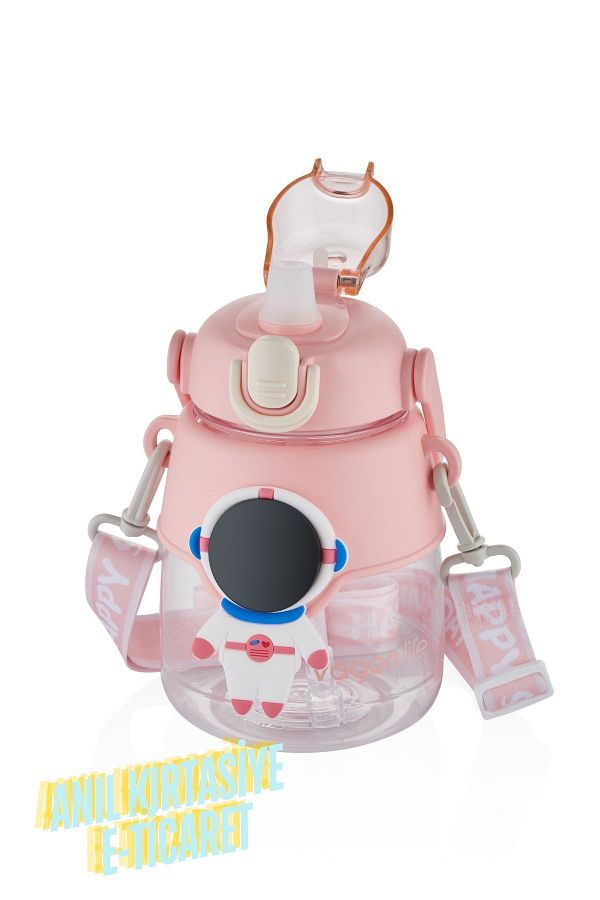 Vagonlife-1250 ml Space Themed Polycarbonate Water Bottle with Hanger and Handle 1