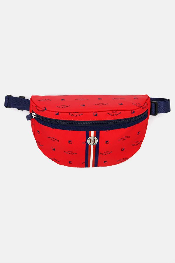 Nautica Men Brand Logo Waist Bag 16 H x 27 L x 10 W cm Red Trendyol