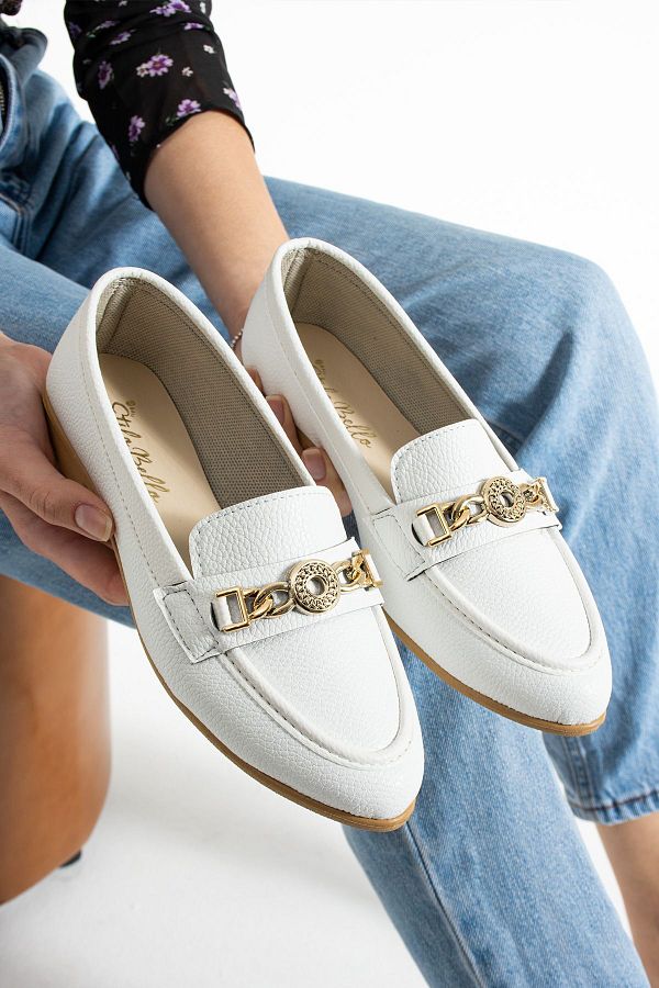 star shoes Women s Flats Buckle Detailed Stylish Comfortable Orthopedic Daily Shoes Trendyol