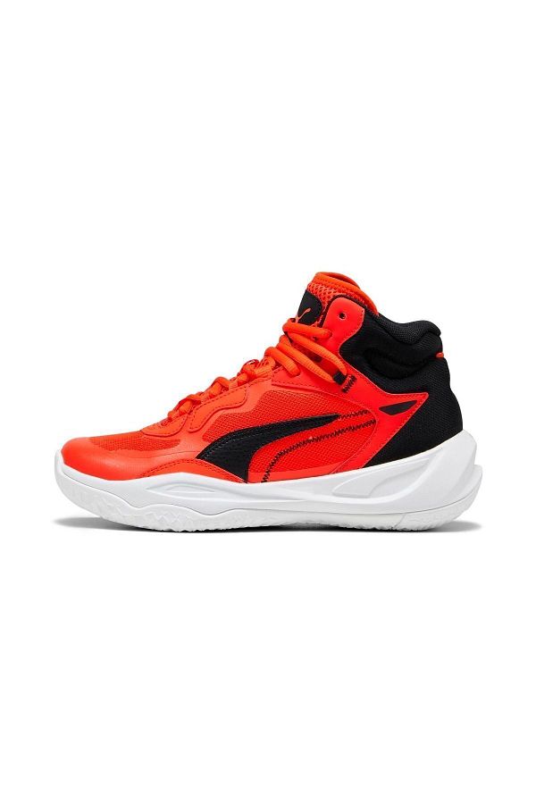 Puma Playmaker Pro Mid Kids Red Basketball Shoes Trendyol