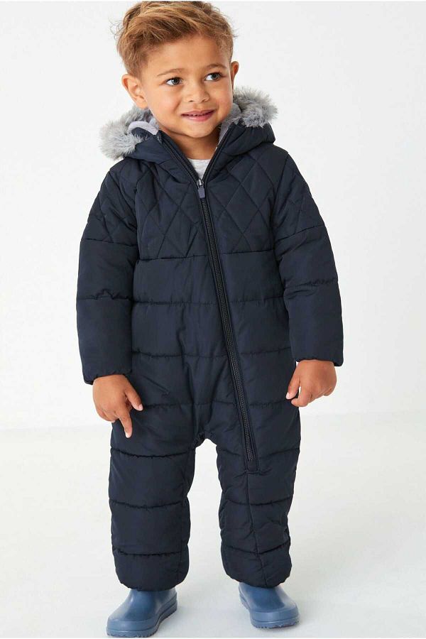 Next Baby Snowsuit Dark blue Trendyol
