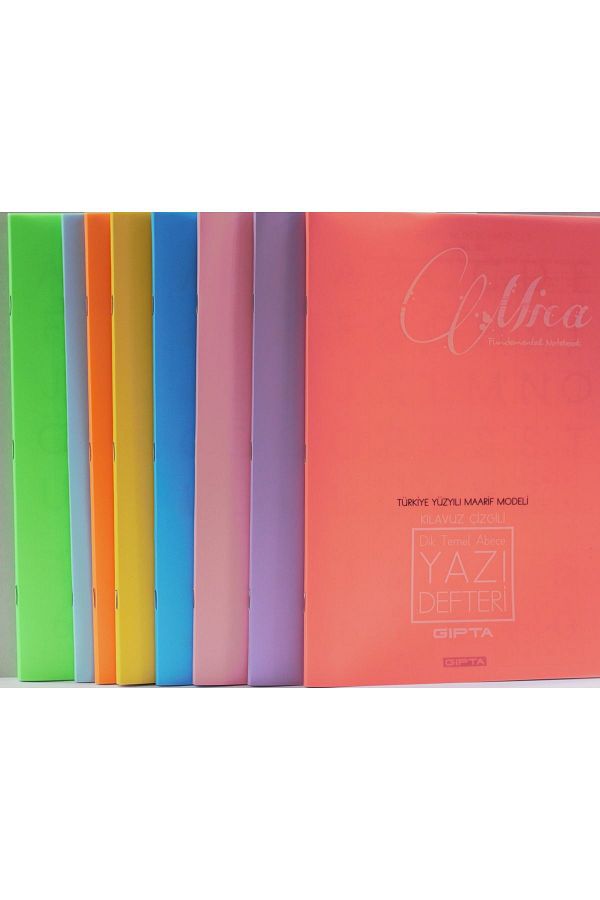 Gıpta-New Curriculum Suitable Upright Lined Manual Lined (Lovely Writing) Notebook 1 Piece A5 Size 1