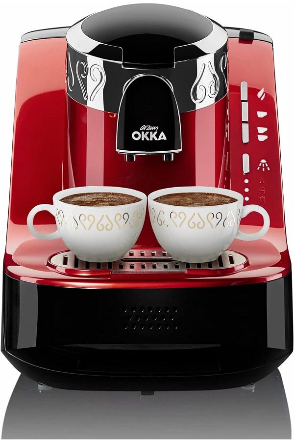 Arzum-Okka, Professional Electric Turkish Coffee Maker, Fully Automatic, RED, OK-002-N 1