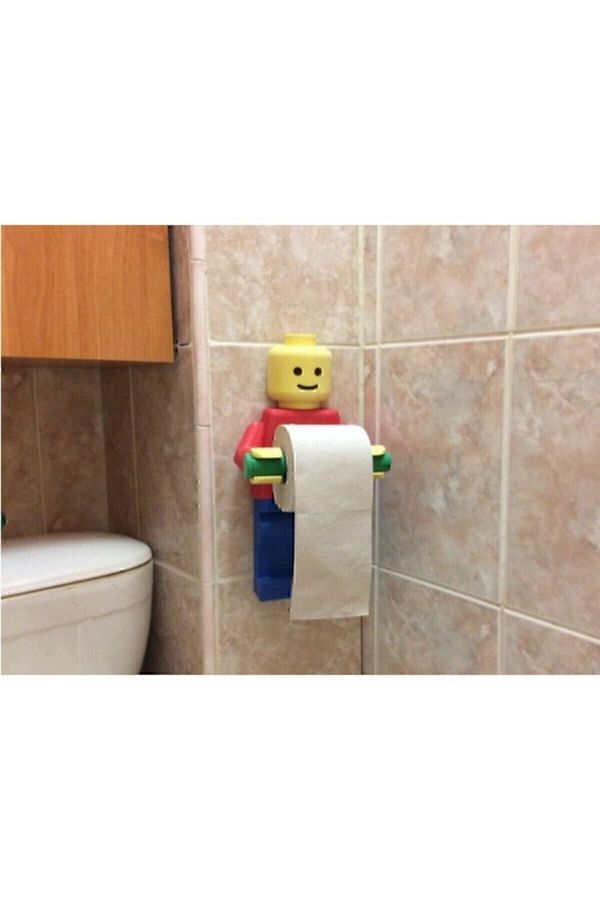 Lego man toilet roll holder on sale