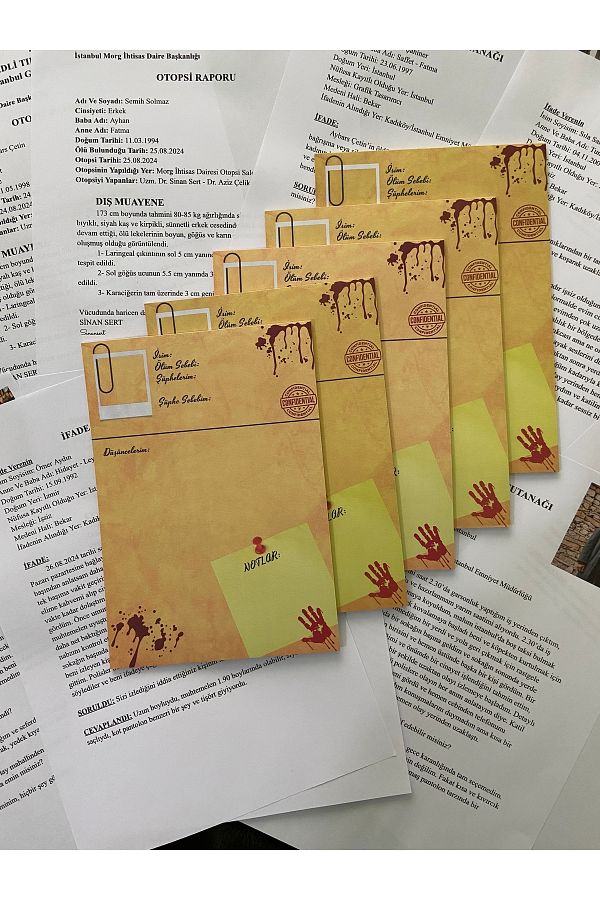 dedektifmania-Detective Notebook for Procedure Solving and Murder 1