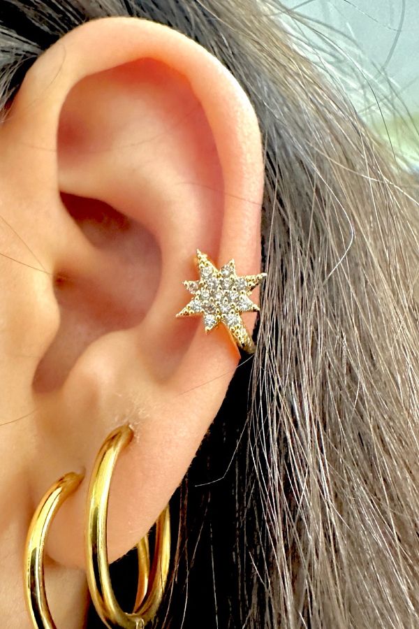 Twisted cartilage earrings hot sale
